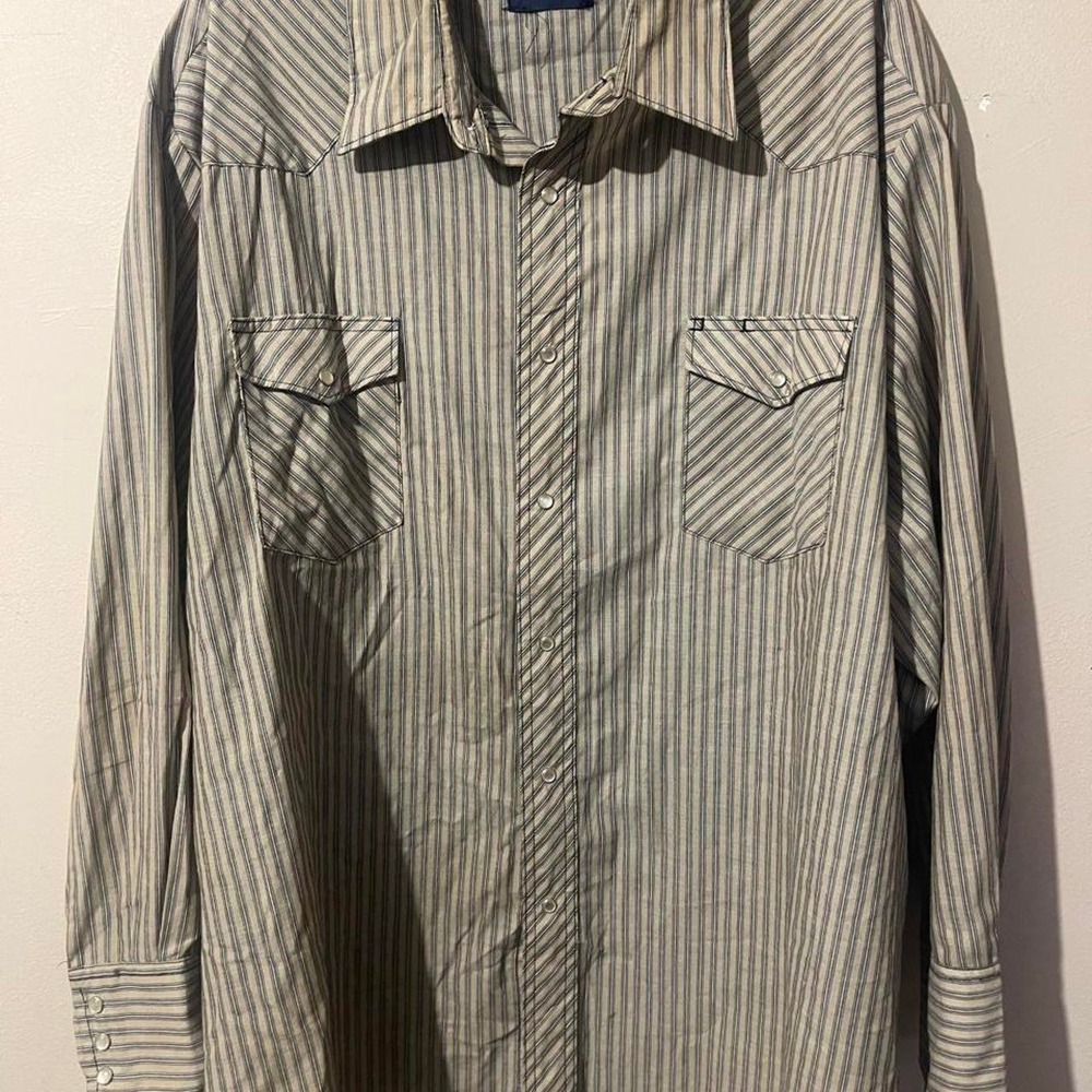 Wrangler Men's Pearl Snap XL